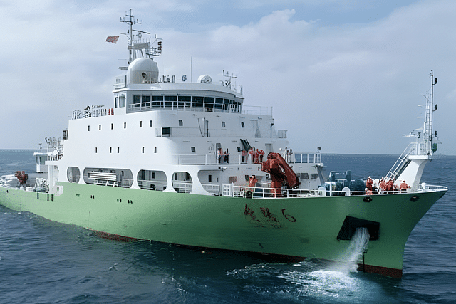 Chinese spy vessel Shi Yan 6. (Pic Via Twitter)
