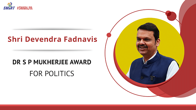 Dr S P Mukherjee Award for Politics - Shri Devendra Fadnavis