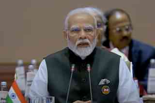 PM Modi chairing the G20 Summit in New Delhi. (Picture via Twitter)