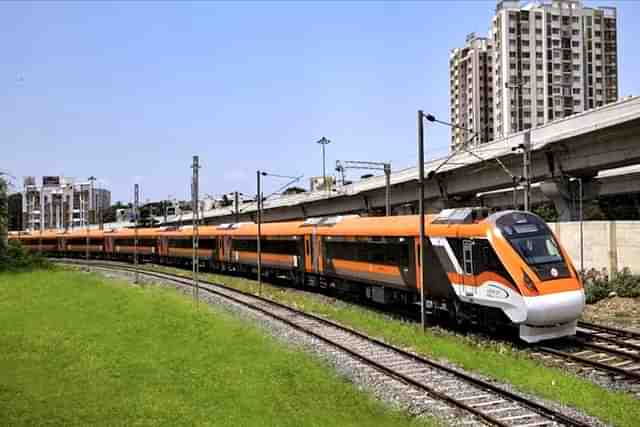 A Vande Bharat Express train.