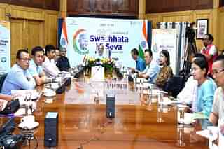 Manipur CM N Biren Singh inaugurated the Swachhata Hi Seva campaign in the state.