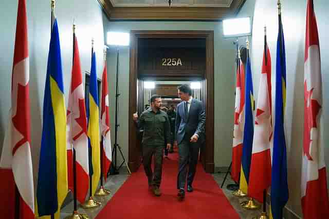 Prime Minister Justin Trudeau met with the President Volodymyr Zelenskyy recently. (CanadianPM/X)