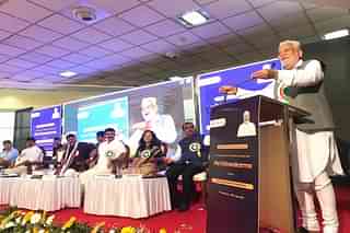 Union Minister of Fisheries, Animal Husbandry and Dairying, Parshottam Rupala, during the launch of the PM Vishwakarma scheme.