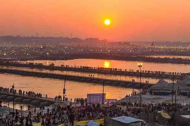 This religious event takes place every 12 years and attracts millions of devotees. 