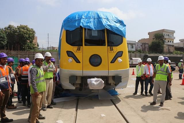 First Trainset for Bhopal-Indore Metro