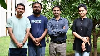 (Left to right) Manohar Singh Bisht, Abhisek Chakraborty, Dr Vineet K Sharma, Shruti Mahajan