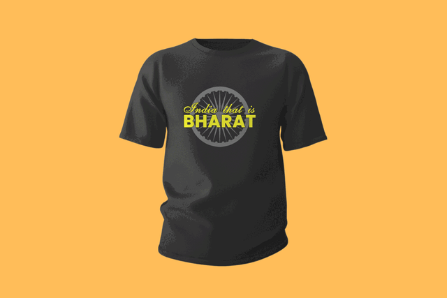 Introducing the 🇮🇳 India that is Bharat T-shirt 👕. Get Yours Now!