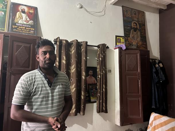 Bheema at his house.