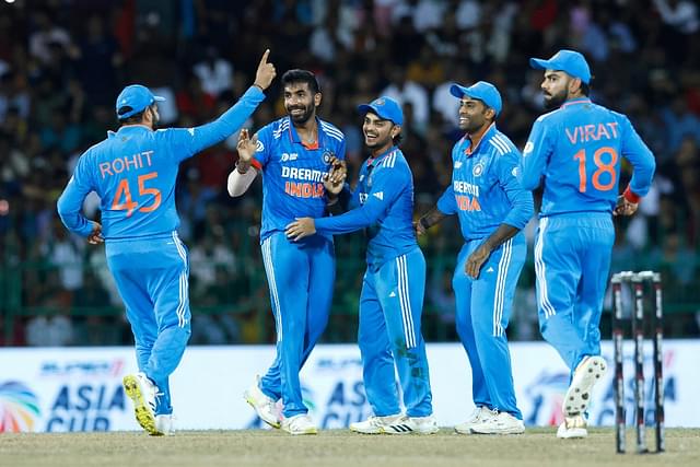 Jasprit Bumrah's change of pace leads to Kusal Mendis' dismissal in India's game against Sri Lanka in the Asia Cup 2023. (Photo: BCCI/X)