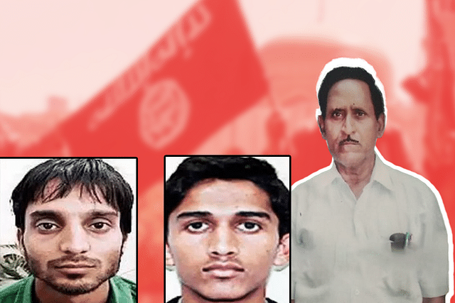 Arrested in connection with the bombing, Mohammed Faisal's (L) confession unearthed a chilling link between the train blast and Ramesh Babu Shukla’s (third from left) murder. 