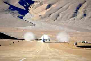 Nyoma is strategically crucial since it is the nearest airbase in eastern Ladakh to the Line of Actual Control (LAC) between India and China. (Indian Air Force).