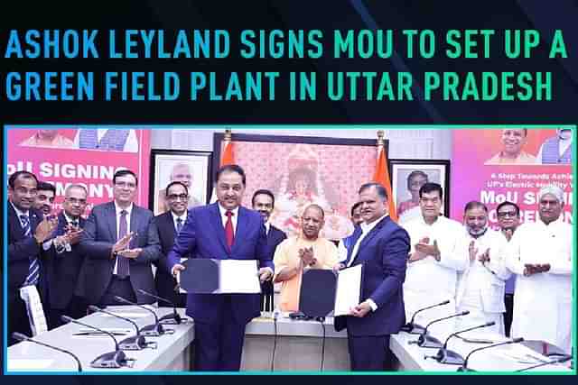 Ashok Leyland's MoU signing event