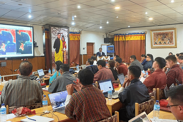 ISRO experts training Bhutanese officials in Thimphu (Photo: India in Bhutan/X)