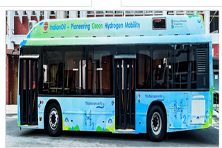 India's first green hydrogen fuel cell bus (PIB)