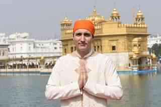Prime Minister of Canada, Justin Trudeau, at the Golden Temple, Amritsar.
