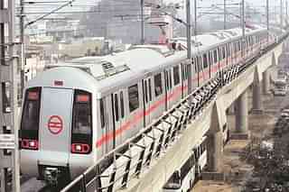 The Delhi Metro red line.