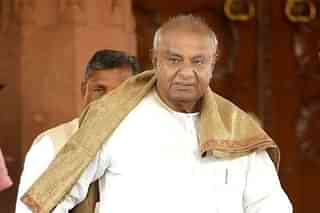 Former prime minister and JD(S) patriarch H D Deve Gowda.