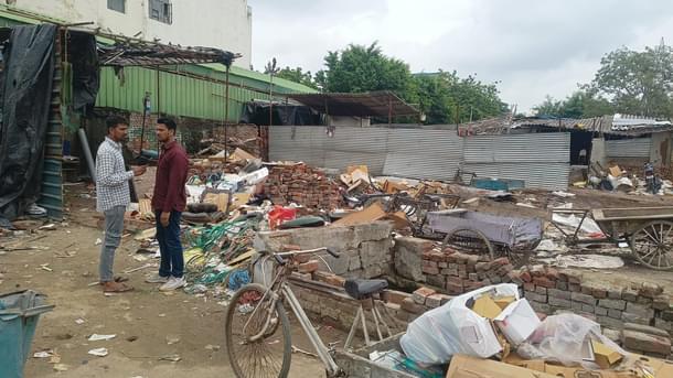 At the junk shop owned by Matlub