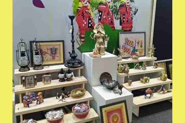 Tribal art and artifacts at Crafts Bazar