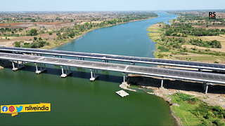 Snapshots of the completed MP stretch of the Delhi Mumbai Expressway. (Source: RSLive) 