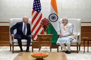 Prime Minister Narendra Modi with US President Joe Biden. (Pic via X @narendramodi)