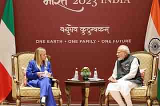 PM Modi with Italian PM Giorgia Meloni