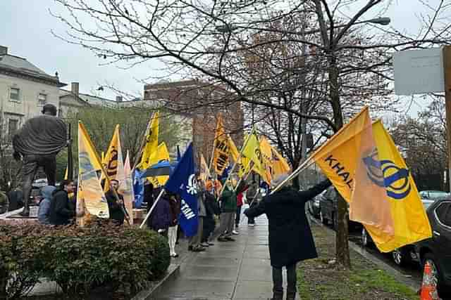 Khalistani protesters (Representative Image)