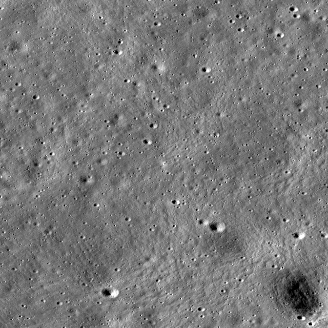 Chandrayaan-3 landing site, Shiv Shakti point, imaged by NASA's LRO (Image: NASA's Goddard Space Flight Center/Arizona State University)