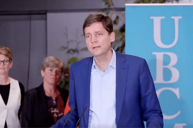British Columbia premier David Eby
