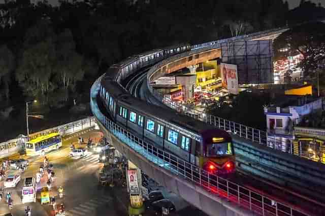 Delhi Metro service.