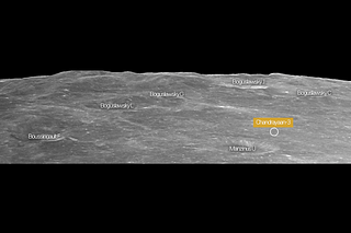 Locating Chandrayaan-3 in the wider lunar landscape (Image: Korea Aerospace Research Institute (KARI)/Facebook)