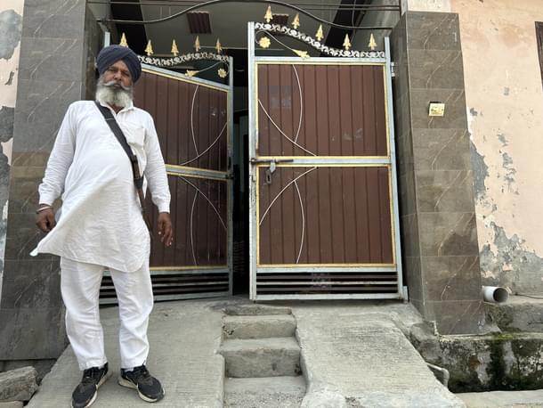 Kuldeep Singh, sarpanch of Himayupura.