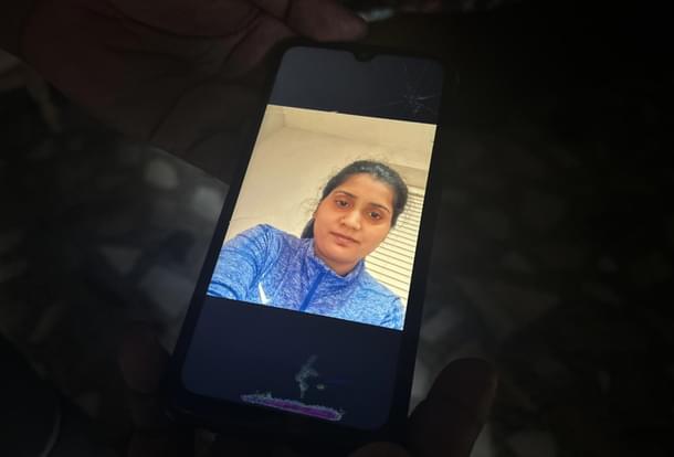 Bheema shows a picture of Mandeep in his phone.