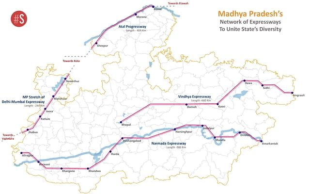 Network of Expressways underway in Madhya Pradesh to advance state's connectivity (Source: Swarajya)