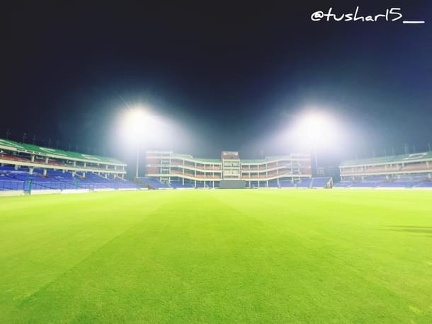 Delhi's Arun Jaitley Stadium all set for the World Cup.