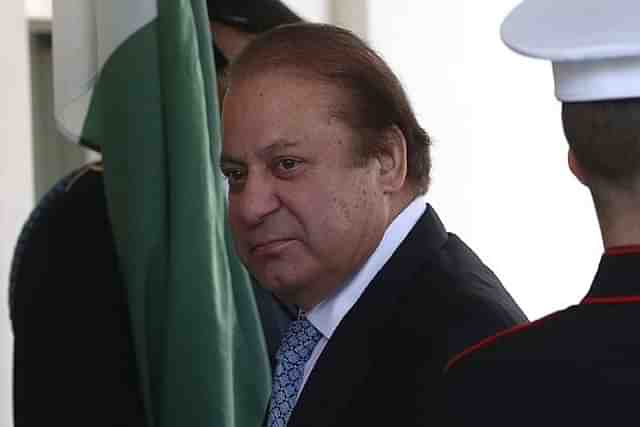 Former Pakistan prime minister Nawaz Sharif.