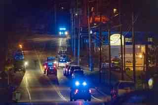 Police arrive in Lewiston, Maine. (Robert F. Bukaty/AP)