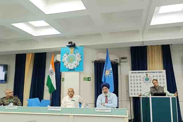 A panel discussion held on Friday (29 September) under Project Udbhav. (Pic via X @adgpi)