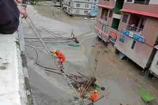  Rescue Operation Underway In Sikkim's Singtam (ANI)