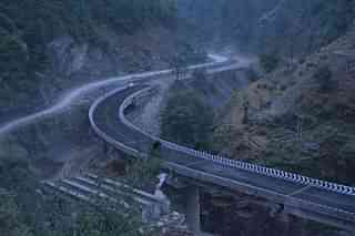 This newly constructed infrastructure lies within the Ramban to Banihal section of NH-44. (Gadkari/X)