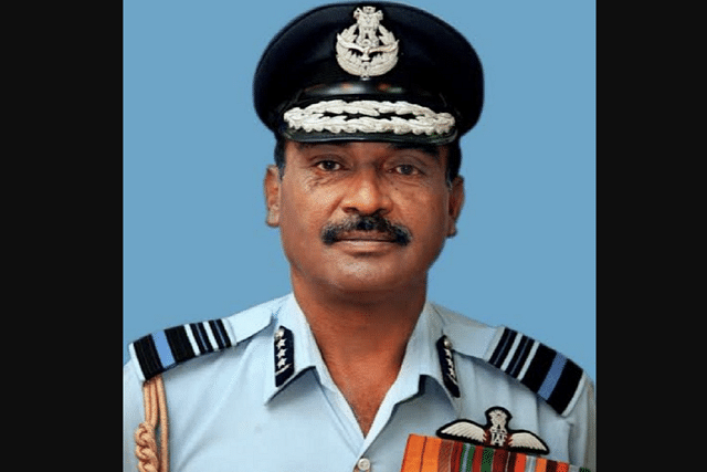 Air Marshal P K Barbora. (Image via X @bkum2000)