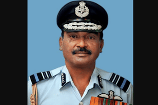 Air Marshal P K Barbora. (Image via X @bkum2000)
