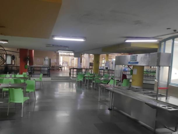 On the right is the vegetarian section