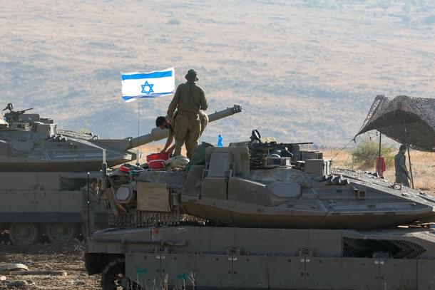 Tanks of the Israeli Defence Forces.