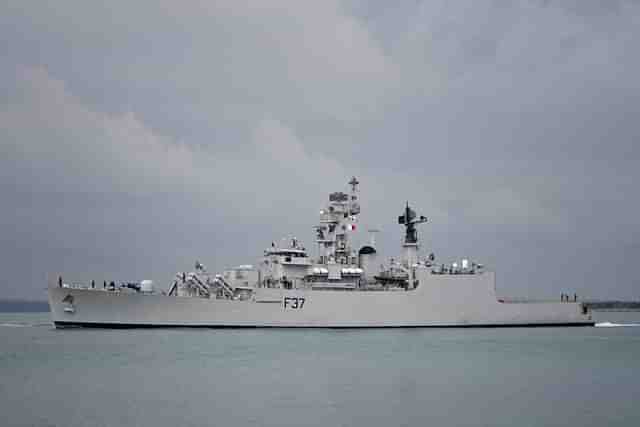 Indian Navy's INS Beas (F-37) — third Brahmaputra class frigate. (Picture via Wiki)