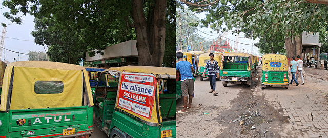 One of the bus stands taken over by Autorickshaw parking. (Source: Swarajya)