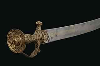 A sword from the personal armoury of Tipu Sultan.