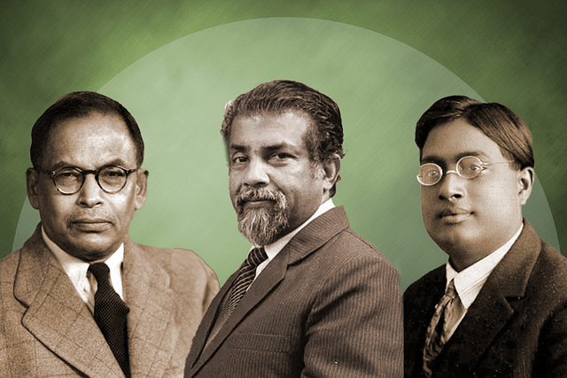 Meghnad Saha, George Sudarshan, and Satyendra Nath Bose.