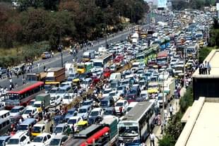 The total number of vehicles in Mumbai now exceeds 4.5 million (X)