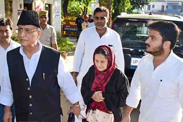 Azam Khan, wife, son (Photo: PTI)